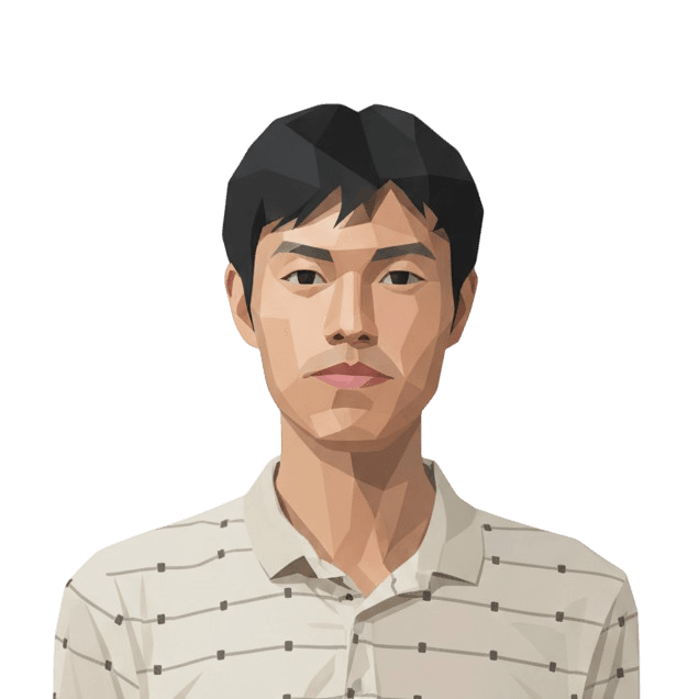 low poly photo of me